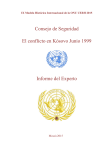 Consejo de Seguridad El conflicto en Kósovo Junio 1999