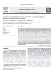 Sexual and seasonal plasticity in the emission of social electric