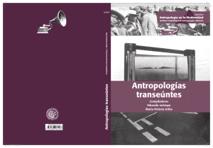 Antropologías transeúntes