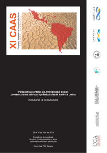 20-07-14 programa - XI Congreso Argentino de Antropología Social