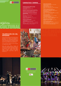 Agenda Cultural - Marzo 2015