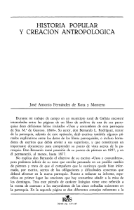Historia popular y creaci&oacute;n antropol&oacute;gica. Fern&aacute;ndez de Rota