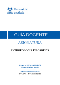 252002 Antropologia filosófica