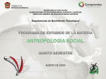Antropología Social.