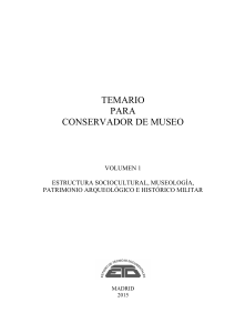 temario para conservador de museo