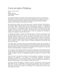 Carta enviada a Peñalosa