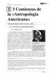 Comienzos De La Antropologia Americana