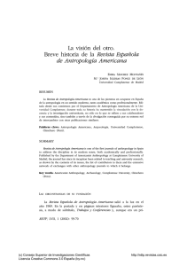 La visión del otro. Breve historia de la “Revista Española de