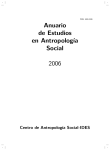 Anuario de Estudios en Antropología Social 2006