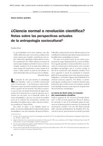 ¿Ciencia normal o revolución científica?