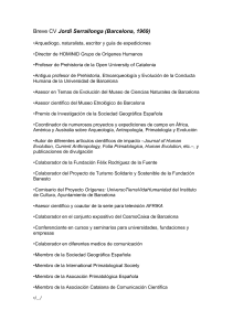 Breve CV Jordi Serrallonga (Barcelona, 1969)