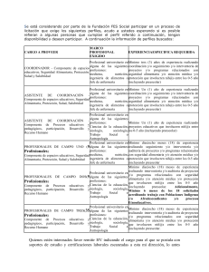 Profesionales) Profesionales) Profesionales) Quienes estén