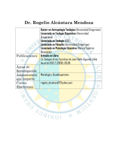 Dr. Rogelio Alcántara Mendoza