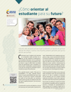 ¿Cómo orientar al estudiante para su futuro?