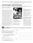 estrategias identitarias - OSEA, The Open School of Ethnography