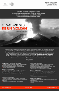 de un volcán - Agenda INAH