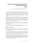 INSTITUTO DE INVESTIGACIONES ANTROPOLÓGICAS (IIA)
