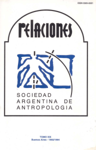 0(1 - Sociedad Argentina de Antropología