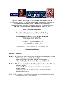 Second Conference on Ageing in Latin America