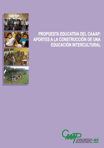 Propuesta educativa del CAAAP: Aportes a la construcción de una