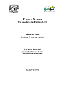 Proyecto Docente México Nación Multicultural