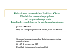RELACIONES COMERCIALES BOLIVIA – Juliane Mueller