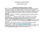 Diapositiva 1 - Antropología Social y Cultural