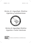 Revista de Arqueología Histórica Argentina y Latinoamericana
