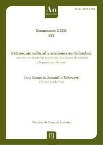 Patrimonio cultural y academia en Colombia