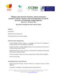 Diálogos sobre Derechos Humanos, sistema acusatorio y