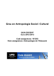 Grau en Antropologia Social i Cultural