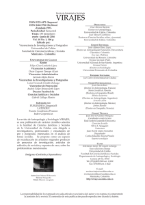 ISSN 0123-4471 (Impreso) - Revista de Antropología y Sociología