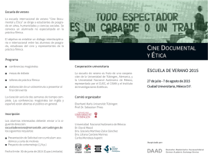 convocatoria - cine documental y ética