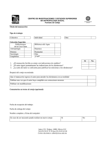 T&iacute;tulo del manuscrito: Tipo de trabajo: Colectivo Individual Otro