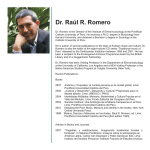 Dr. Raúl Renato Romero C - Pontificia Universidad Católica del Perú