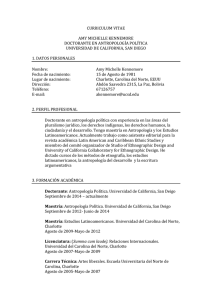 CURRICULUM VITAE AMY MICHELLE KENNEMORE