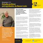 Estudia profesor petrograbados de Nuevo León