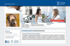 Periodismo - Admisión Universidad de Santiago