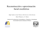 Reconstrucción o aproximación facial escultórica