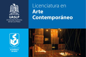 Licenciatura en Arte Contemporáneo