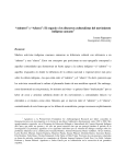 “Adentro” y “Afuera”: El espacio y los discursos