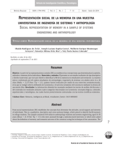 Resumen Abstract - Revistas de la Universidad del Magdalena