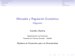 Mercados y Regulación Económica