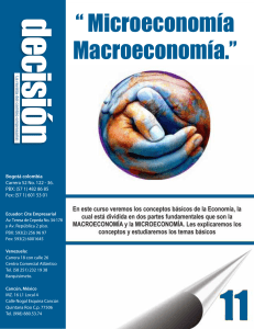 “ Microeconomía Macroeconomía.”