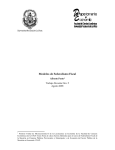 Modelos de Federalismo Fiscal - Universidad Nacional de La Plata