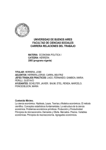 Carrera de Relaciones del Trabajo-facultad de Ciencias Sociales