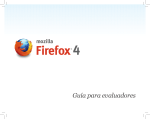Guía para evaluadores Firefox 4