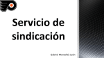 2- Servicio de sindicación - Servicios de Red e Internet