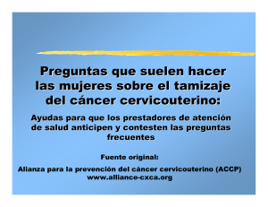 Preguntas que suelen hacer las mujeres sobre el tamizaje del