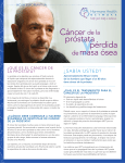 ypérdida masa ósea próstata cáncer de la